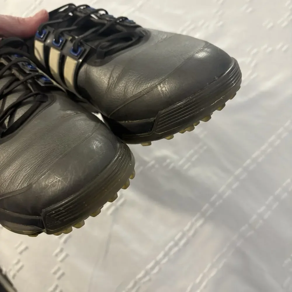 Adidas Adipower Boost Soft Spike Golf Shoes Black Leather Men’s Size 9